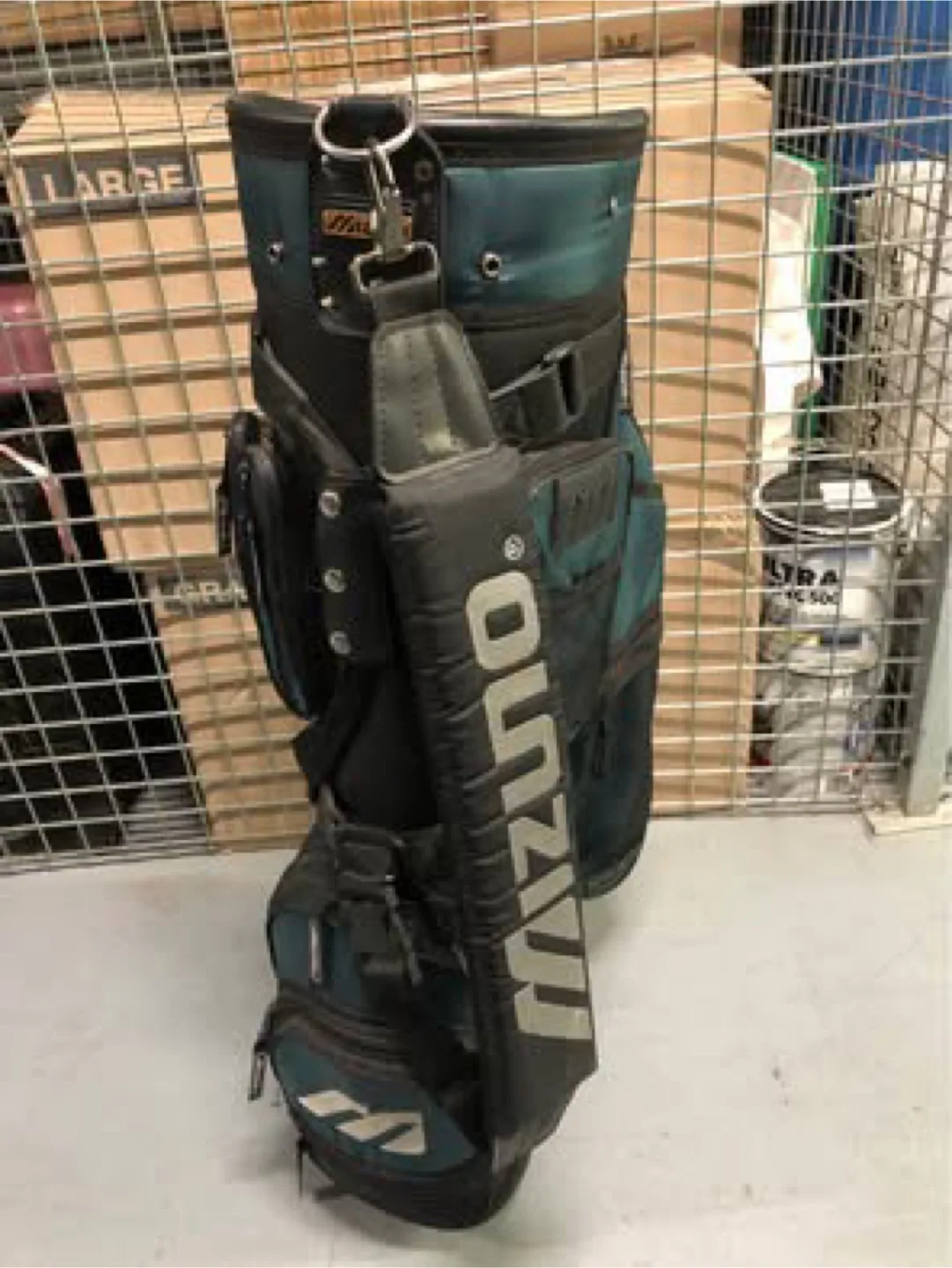 Mizuno Golf Bag - Black & Teal thumbnail