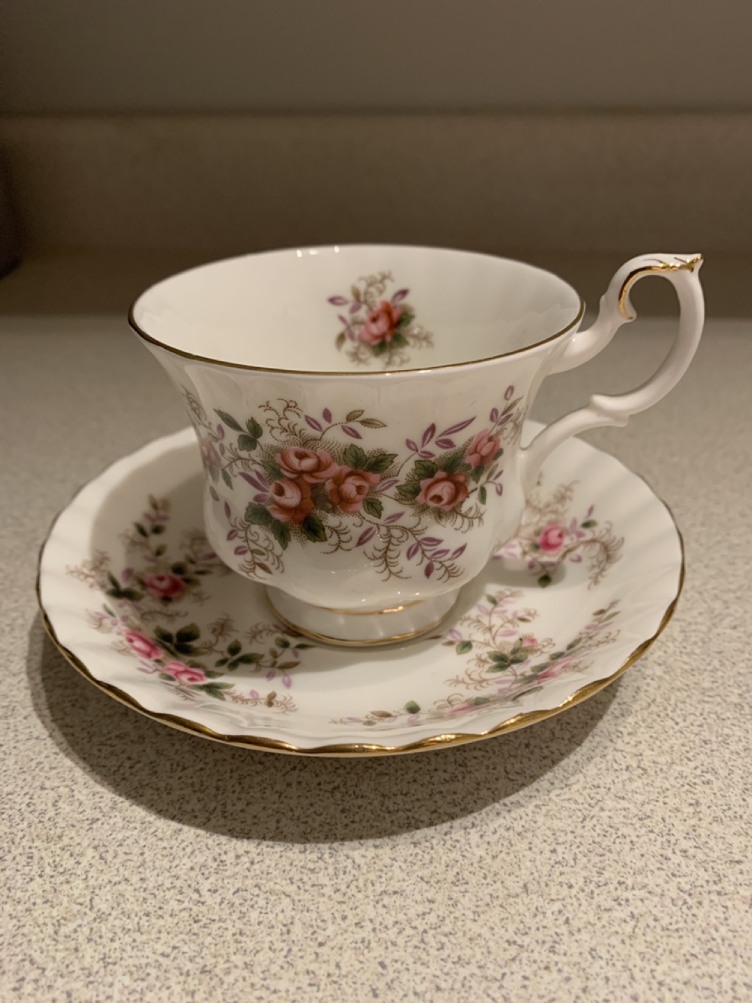 Royal Albert Lavender Rose Tea Cup & Saucer