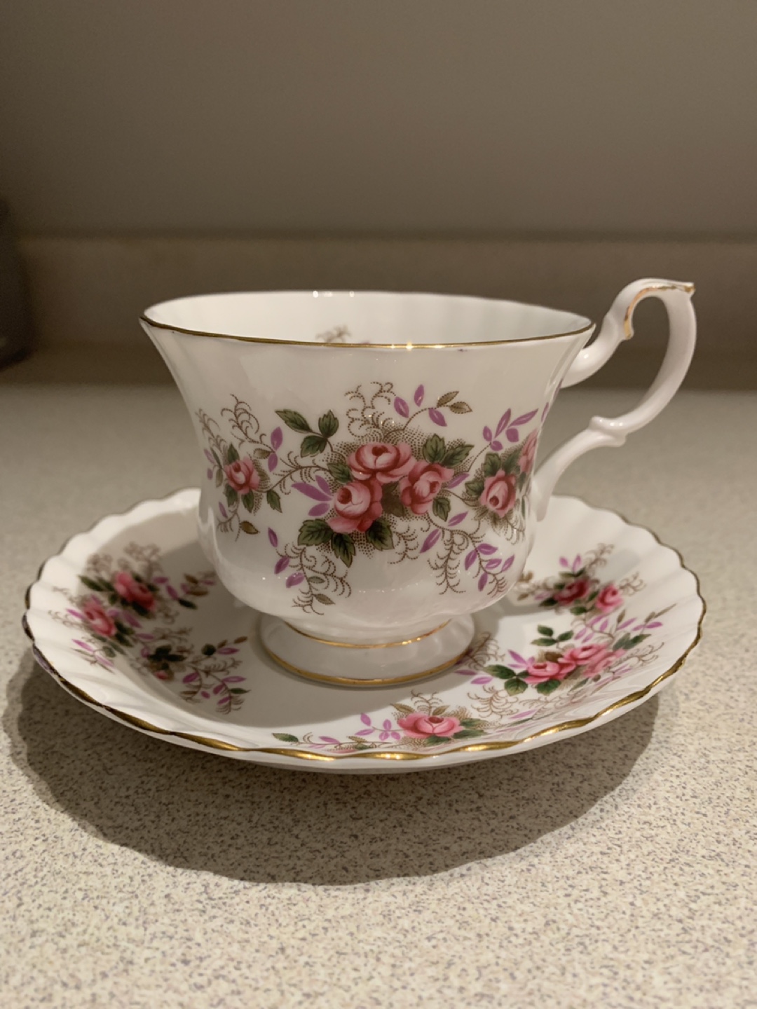 Royal Albert Lavender Rose Tea Cup & Saucer