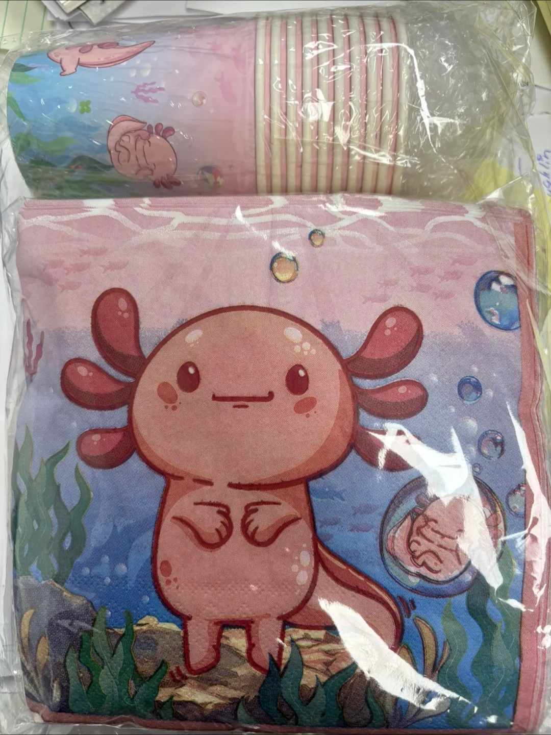 Axolotl Theme Party Supplies Set thumbnail