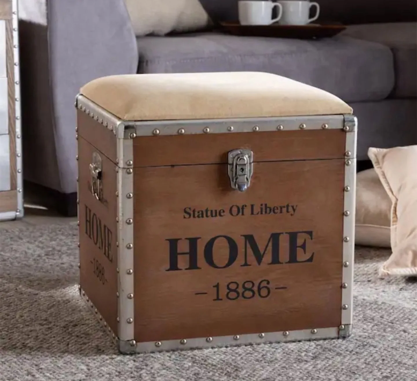 Vreeland Upholstered Ottoman by Steelside image indicator(7)