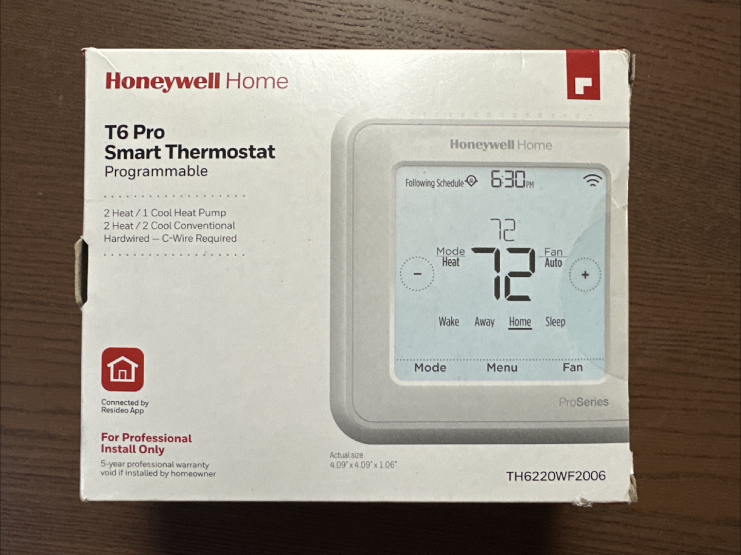 Honeywell Home T6 Pro Smart Thermostat - New in Box