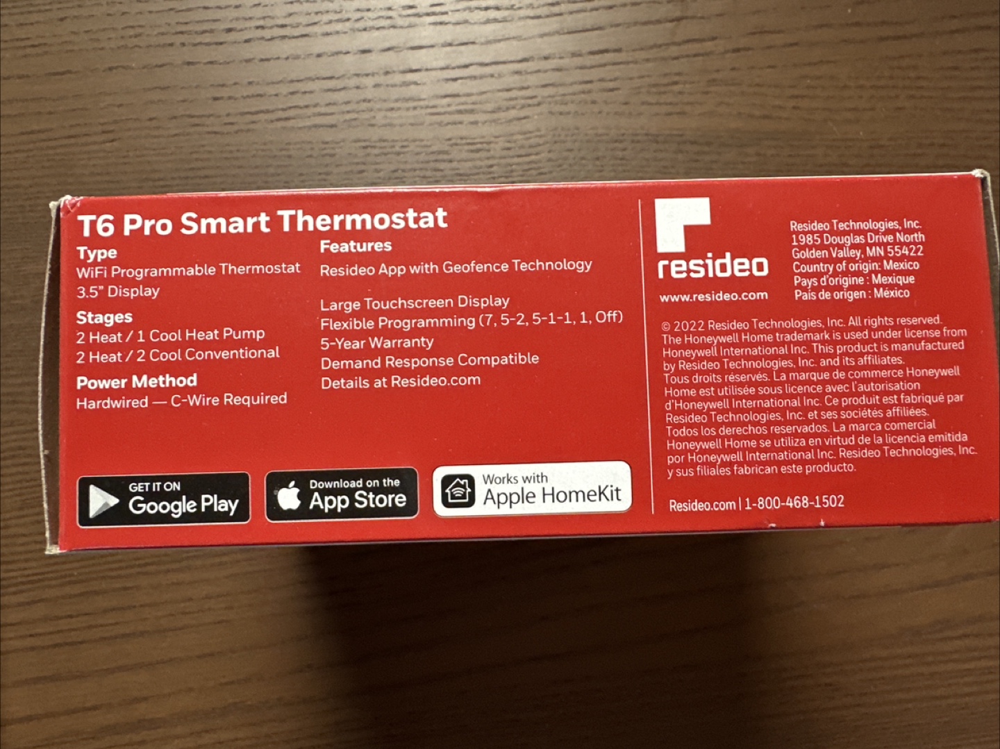 Honeywell Home T6 Pro Smart Thermostat - New in Box - photo 2