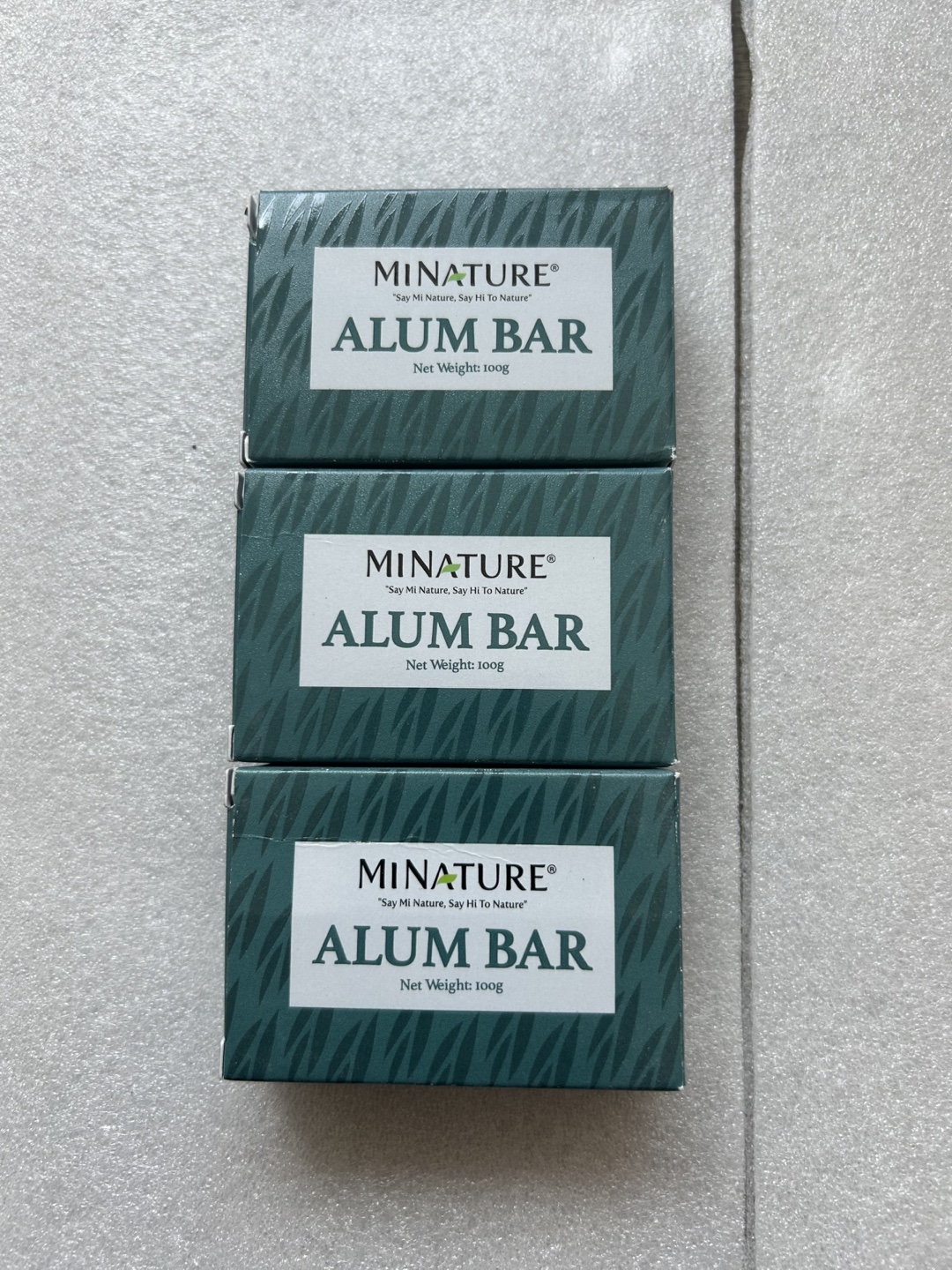 NEW Minature Alum Shaving Bar 100g (EXP Oct, 2026
