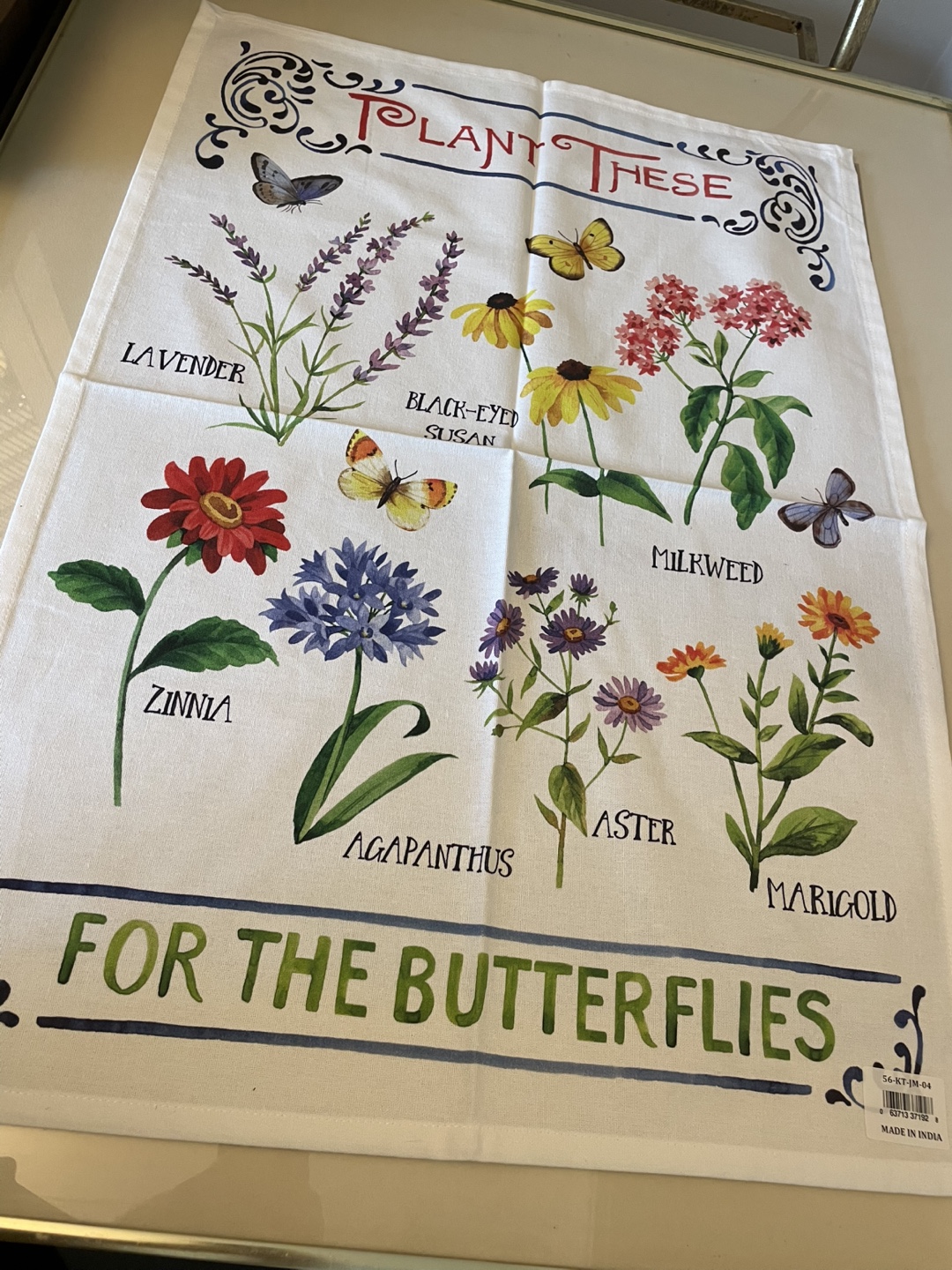Butterflies Tea Towel NEW