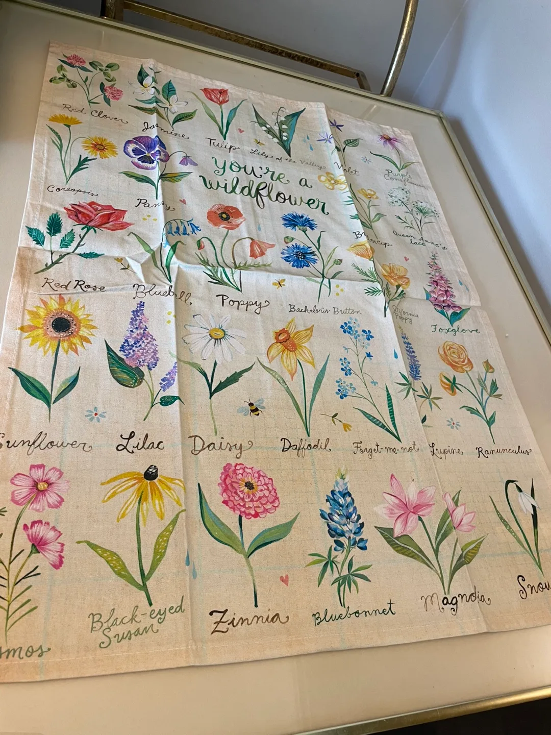 Wildflower Tea Towel NEW thumbnail