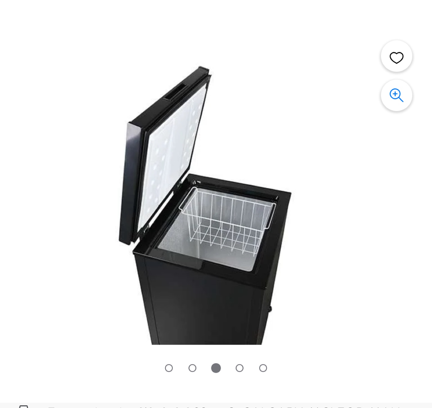 Insignia 3.5 cu. ft. Chest Freezer - Black