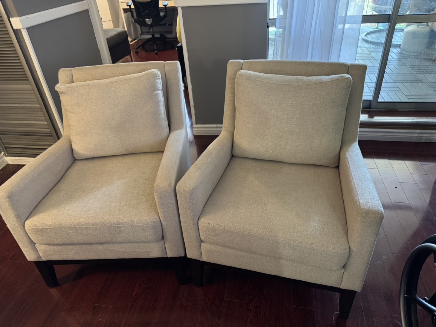 Beige Armchairs - Set of Two - photo 3