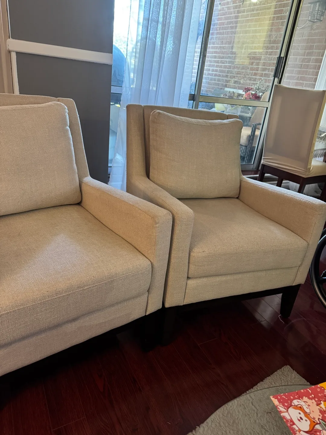Beige Armchairs - Set of Two thumbnail