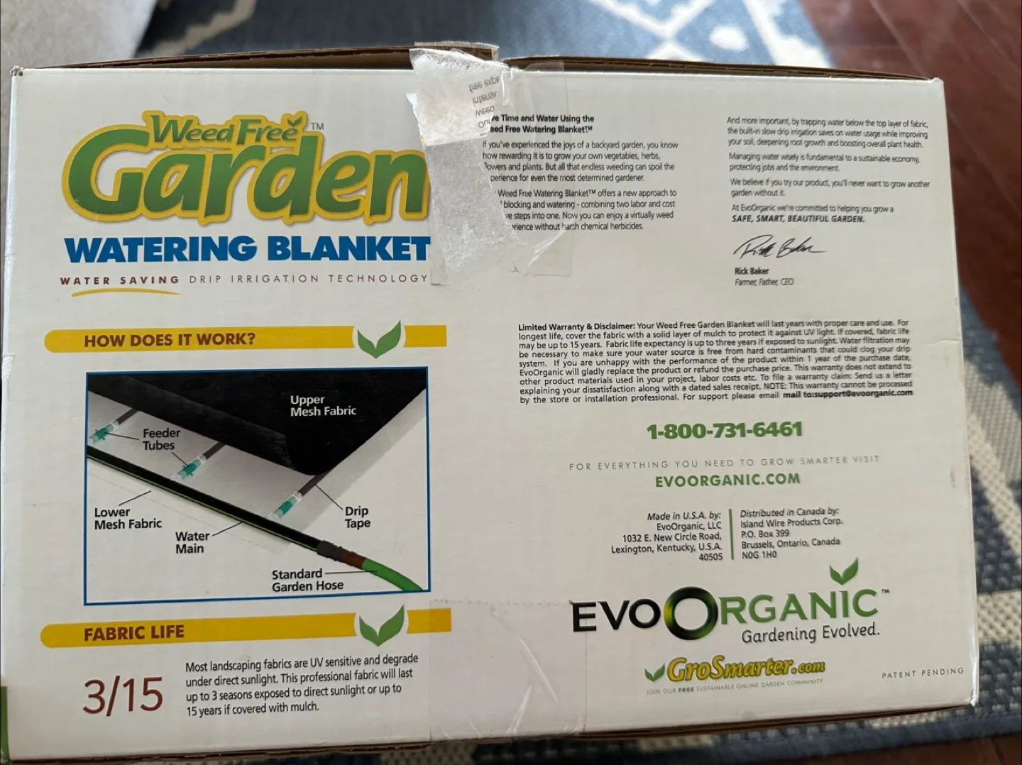 Weed Free Garden Watering Blanket image indicator(3)