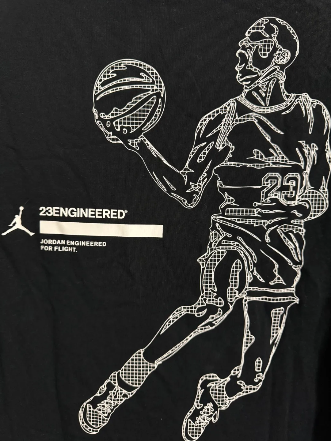 Jordan 23 Engineered Black T Shirt (XS mens) image indicator(6)