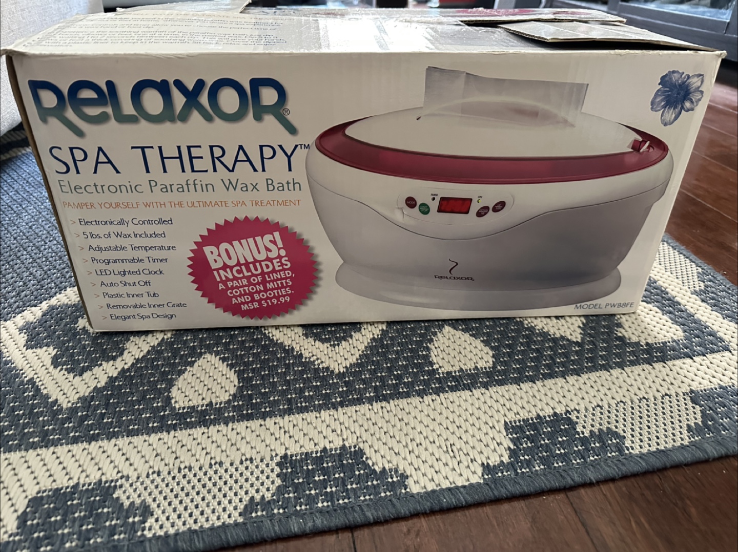 Relaxor Spa Therapy Electronic Paraffin Wax Bath