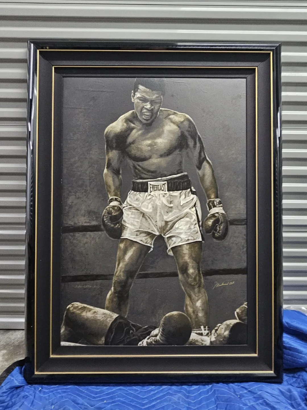 Stephen Holland “Muhammad Ali” Canvas On Board -READ DESCRIPTION thumbnail