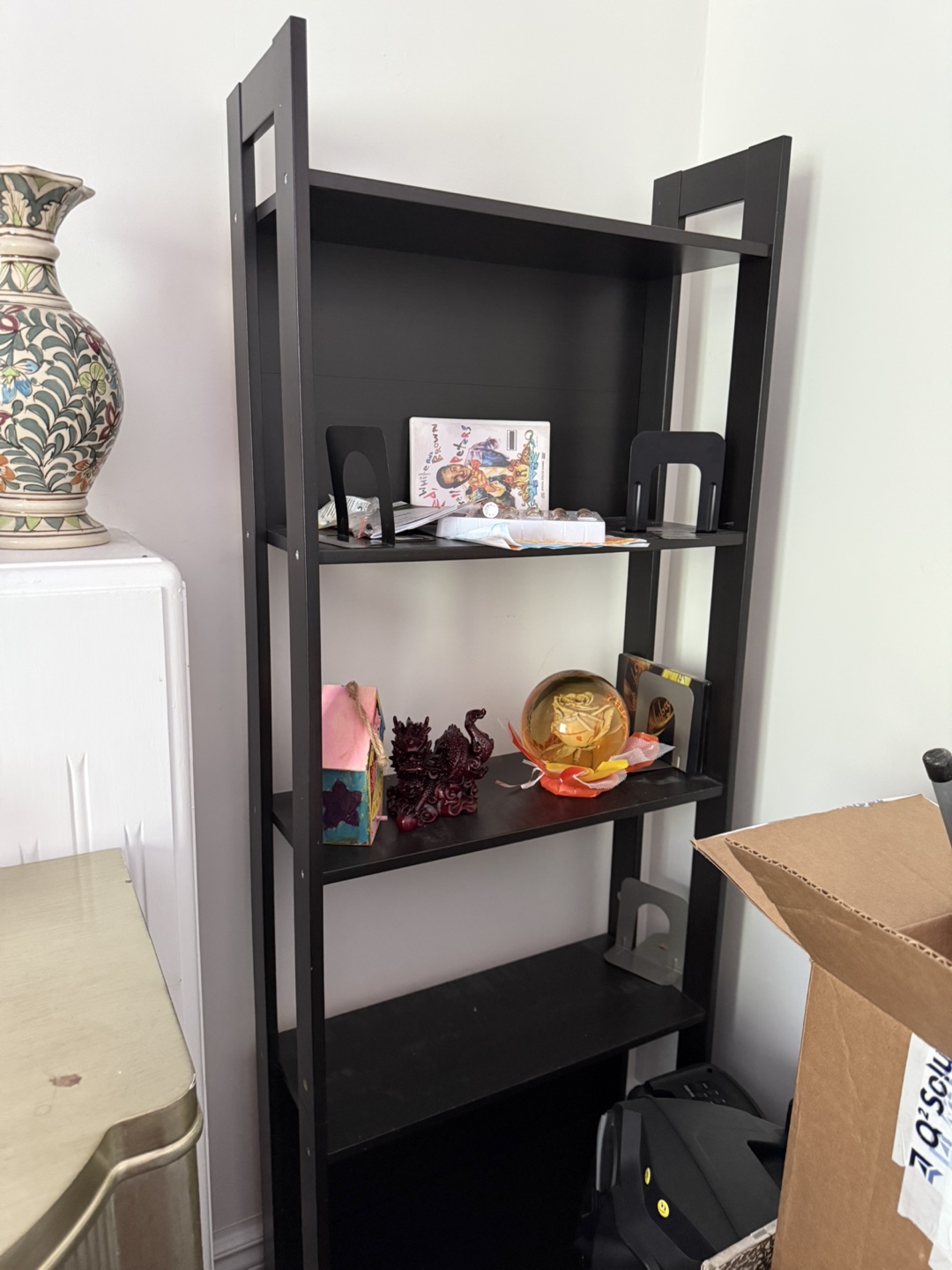 Black Ladder Shelf