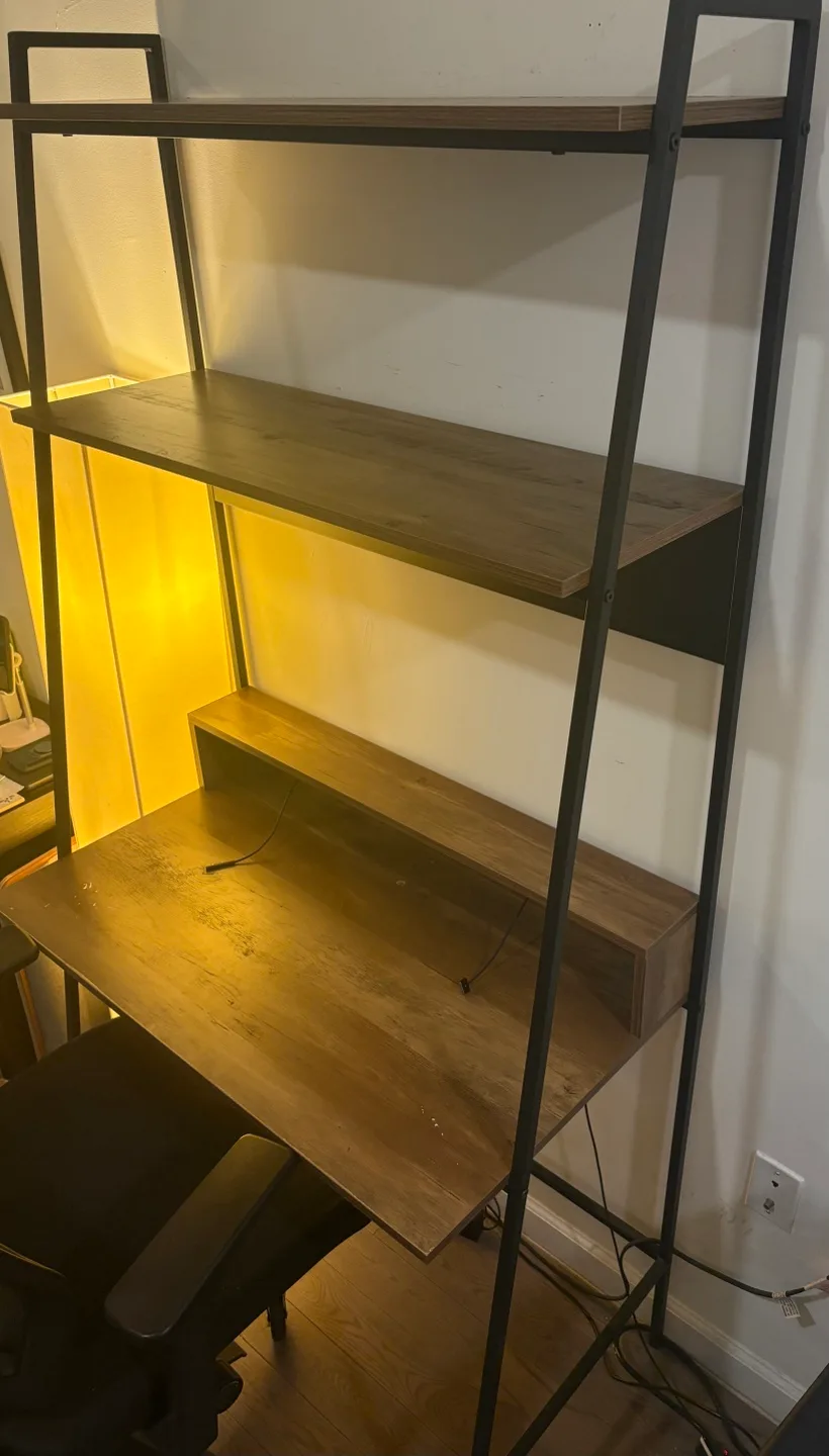 Ladder Shelf Desk with Shelves thumbnail