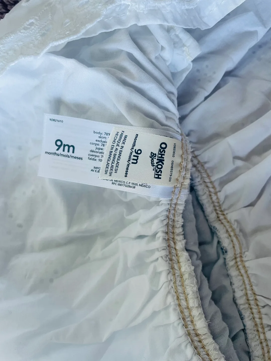 OshKosh B'gosh Denim Dress - 9m image indicator(3)