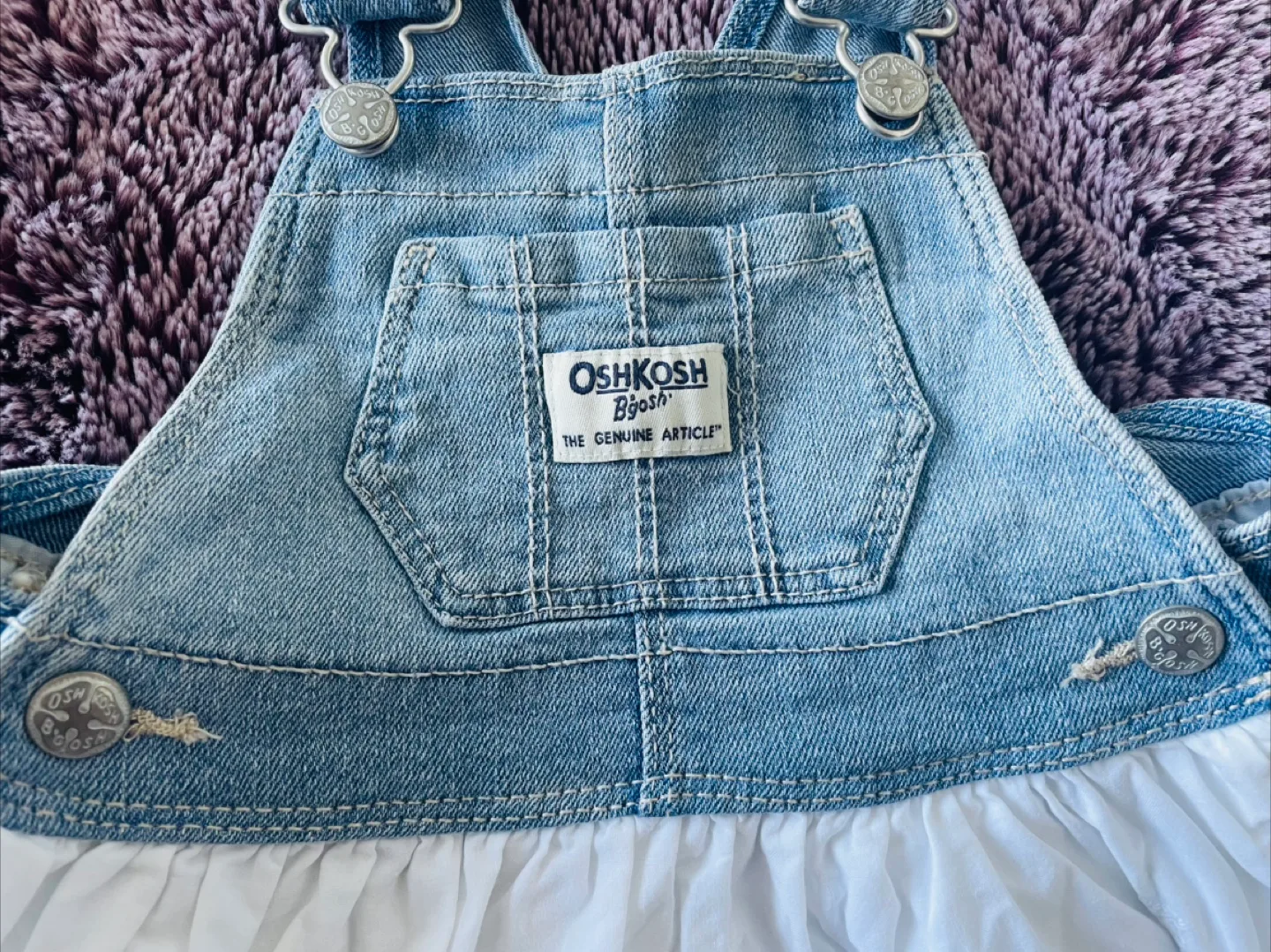 OshKosh B'gosh Denim Dress - 9m image indicator(2)