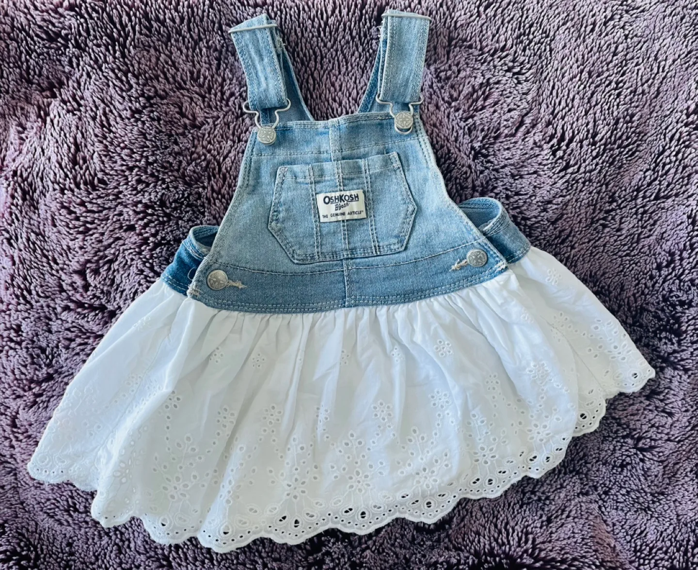OshKosh B'gosh Denim Dress - 9m thumbnail