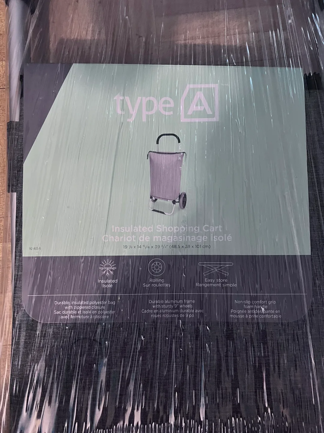 Type A Insulated Shopping Cart - New image indicator(2)