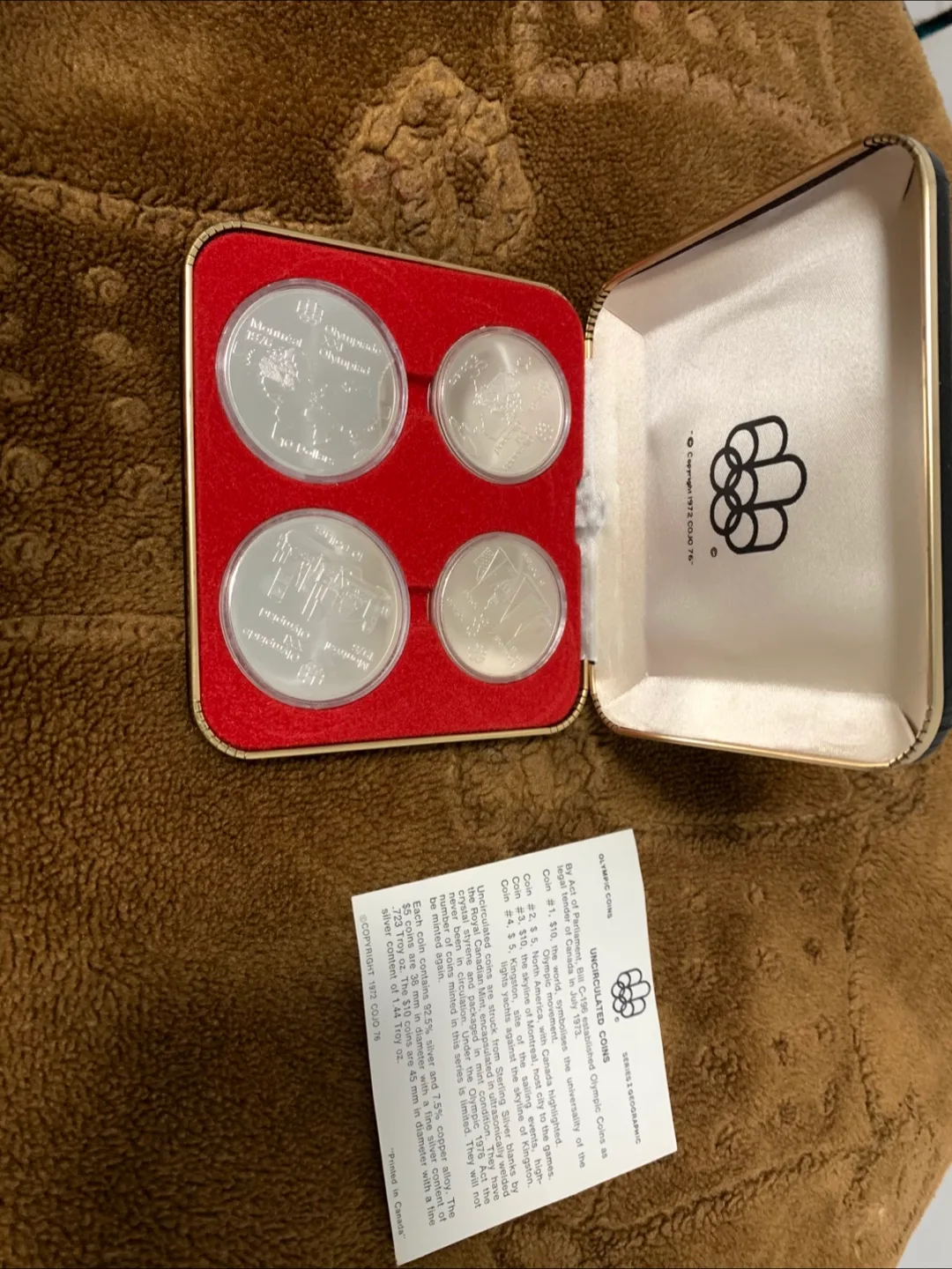 1976 Montreal Olympic SilverUncirculated Coin Set thumbnail