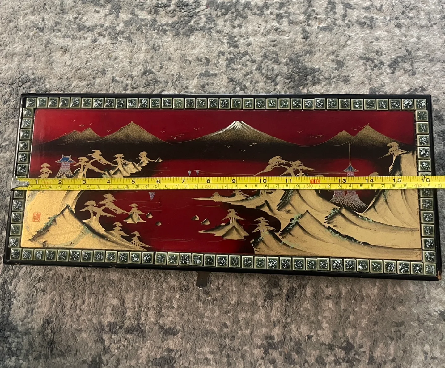 Vintage Jewellery Box with Mirror image indicator(4)