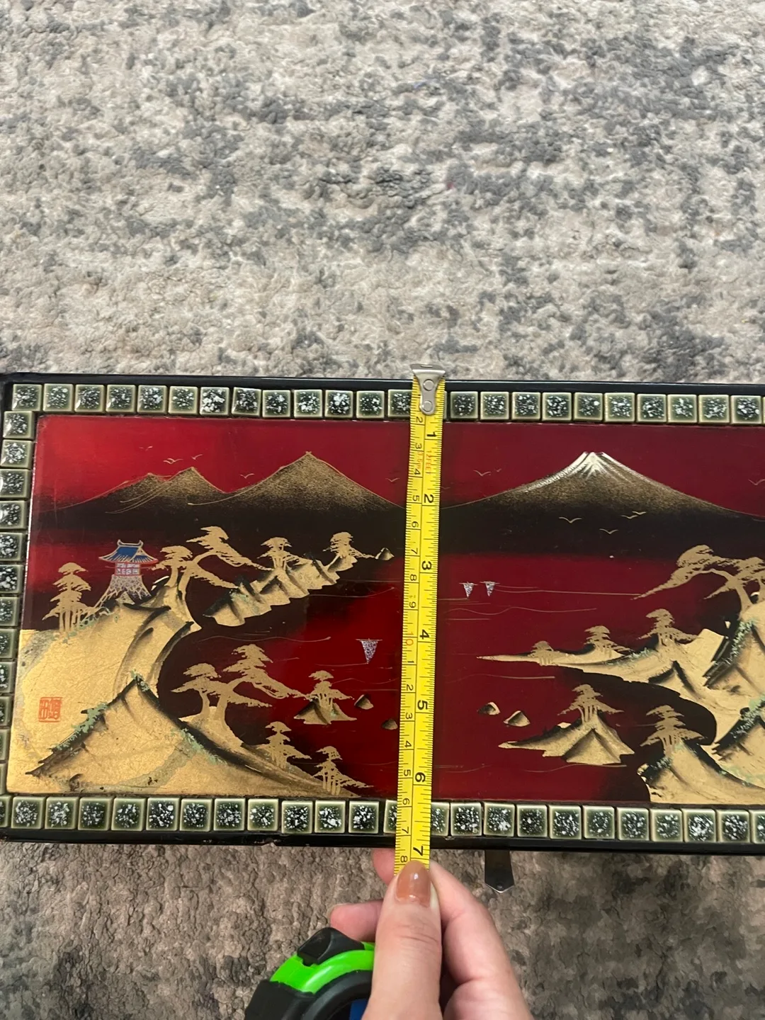 Vintage Jewellery Box with Mirror image indicator(5)