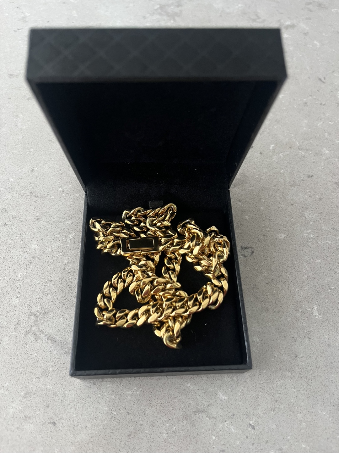 KRKC&CO Cuban Link Chain, 8mm Vintage Gold, 20 Inches - photo 2