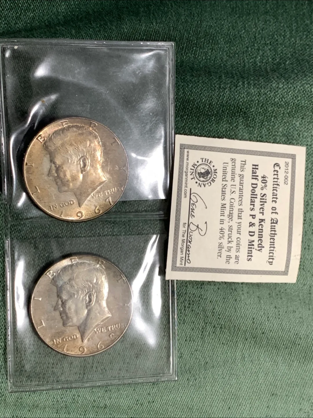 1967 Silver Kennedy Half Dollars thumbnail