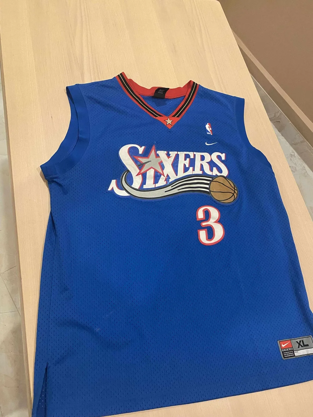Nike Allen Iverson Sixers Jersey - XL thumbnail