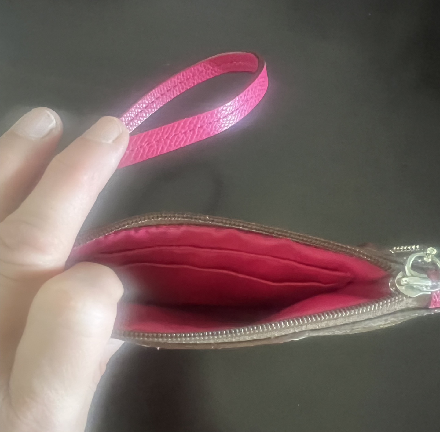 COACH Wristlet w/Pink Trim - photo 2