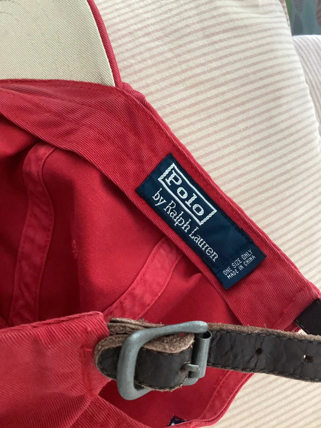 Vintage Polo Ralph Lauren Red Cap image indicator(3)