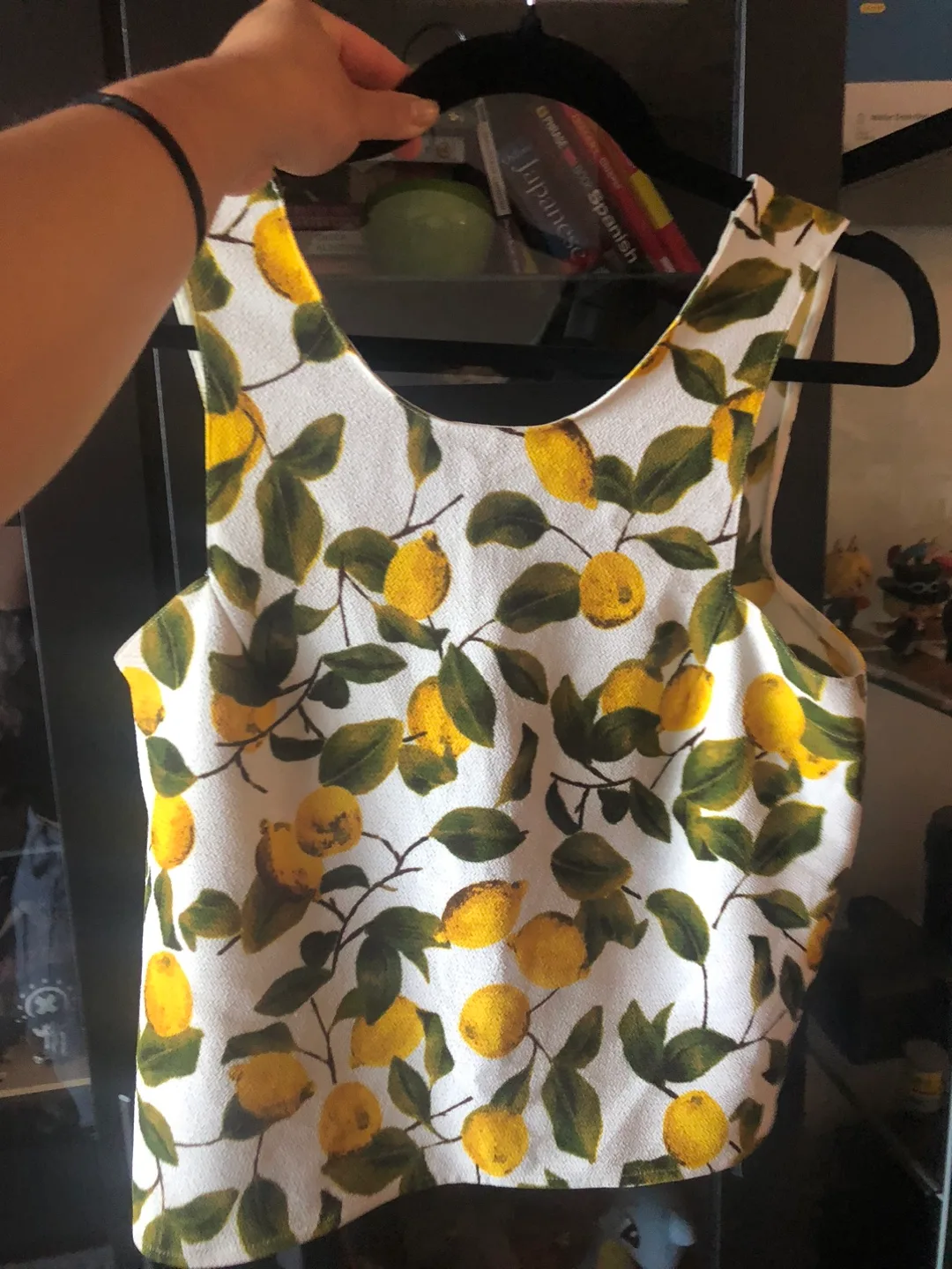 ZARA Lemon Print Top (XS) thumbnail