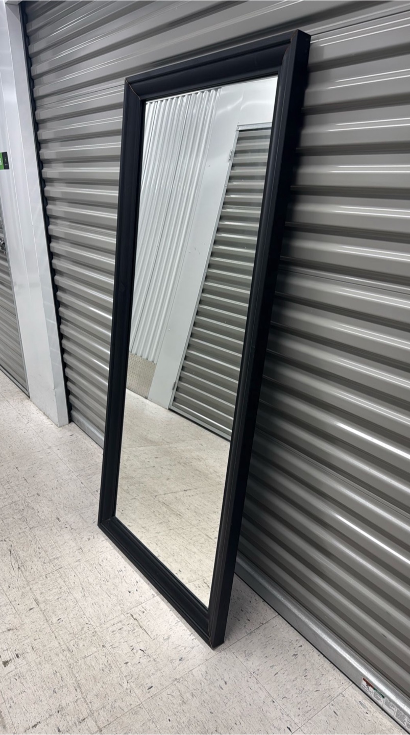 Ikea Full Length Black Framed Mirror - photo 2