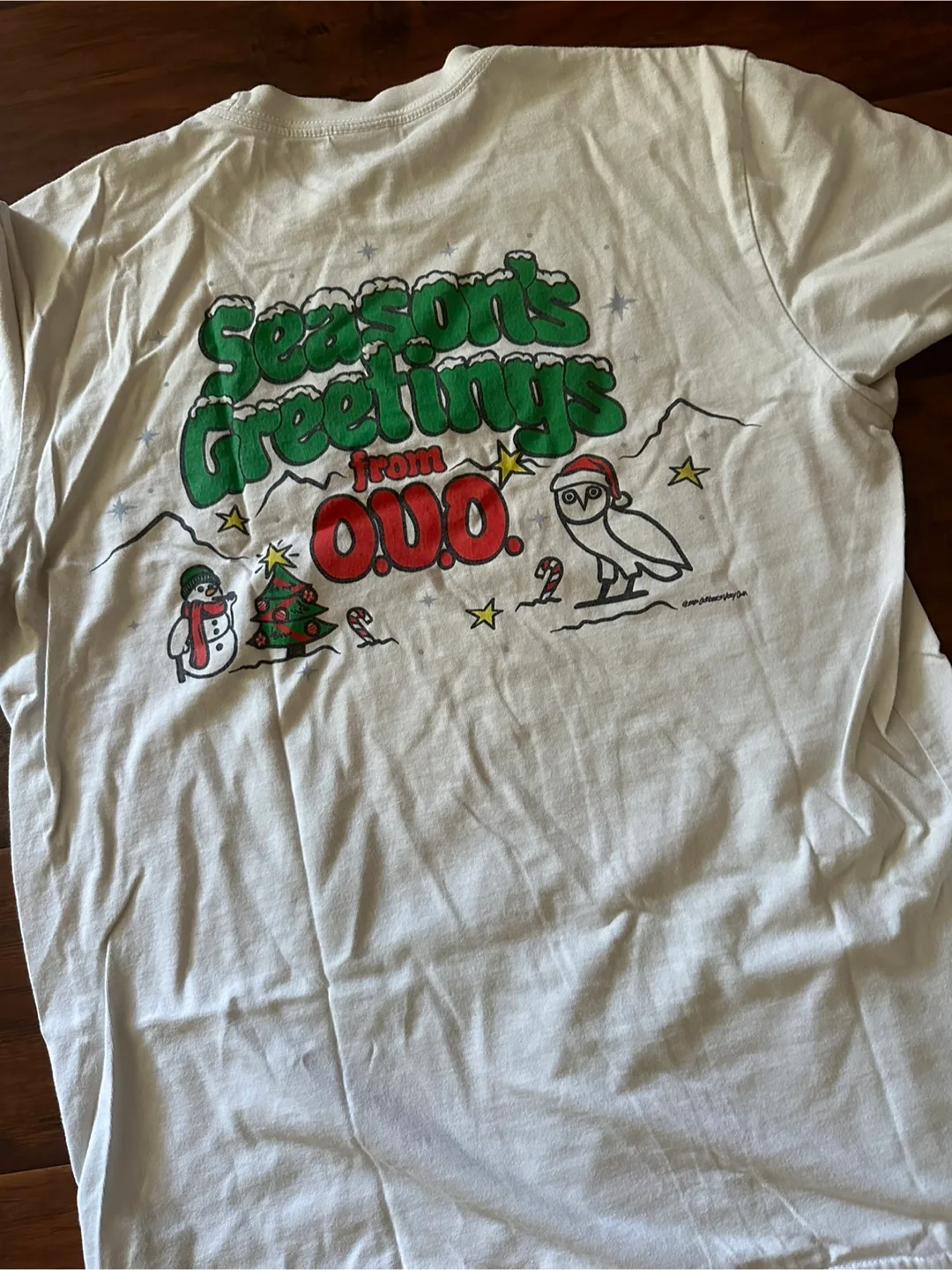 OVO Holiday 2020 T-Shirt - Size Medium image indicator(2)