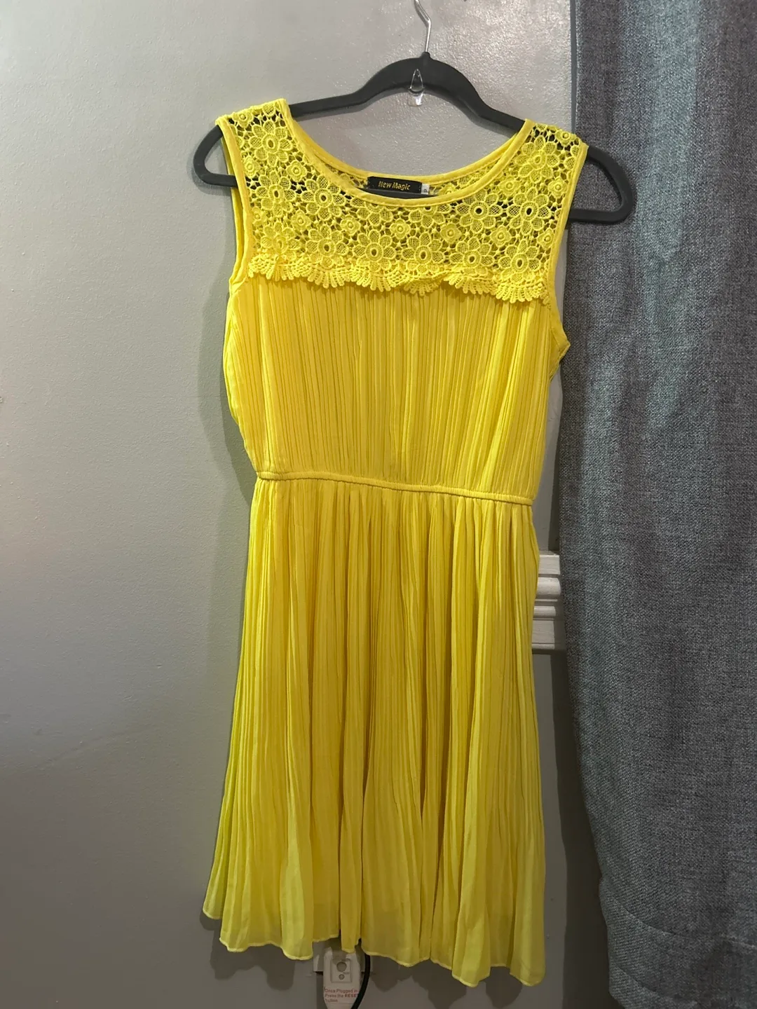 Liza Nicole Yellow Dress - Size Small thumbnail