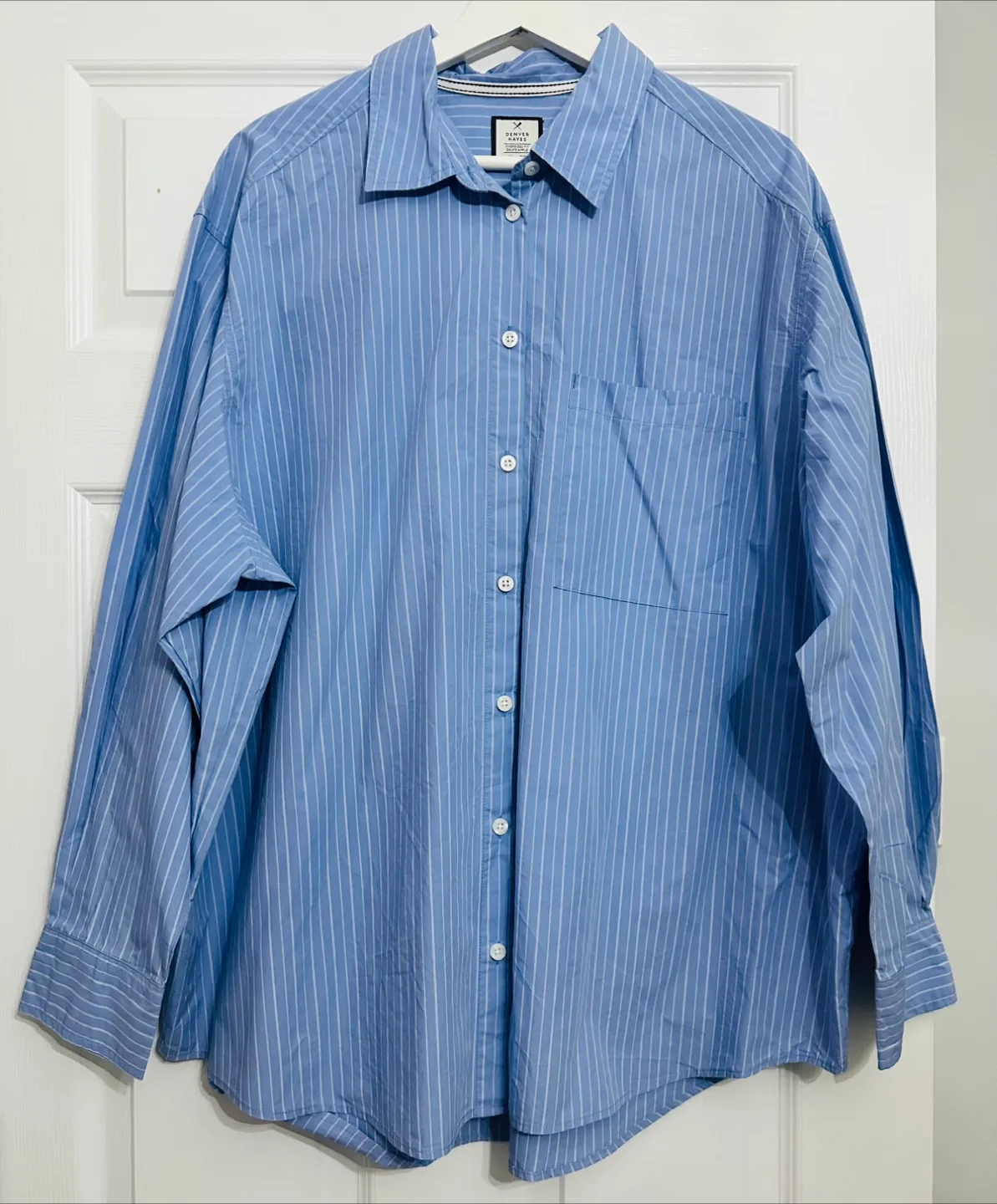 Denver Hayes Oversized Fit Striped Shirt - XL thumbnail