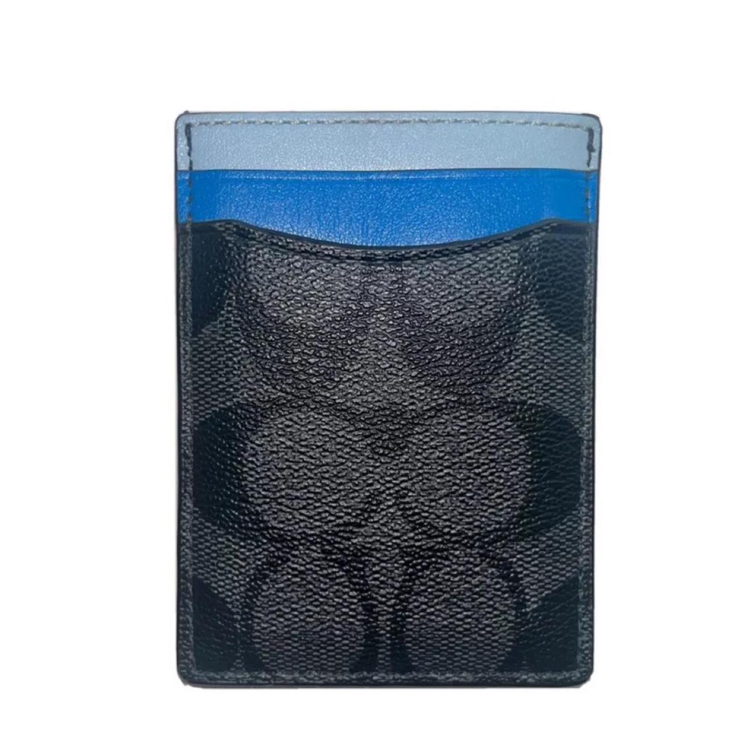 Coach Card Holder - Black/Blue