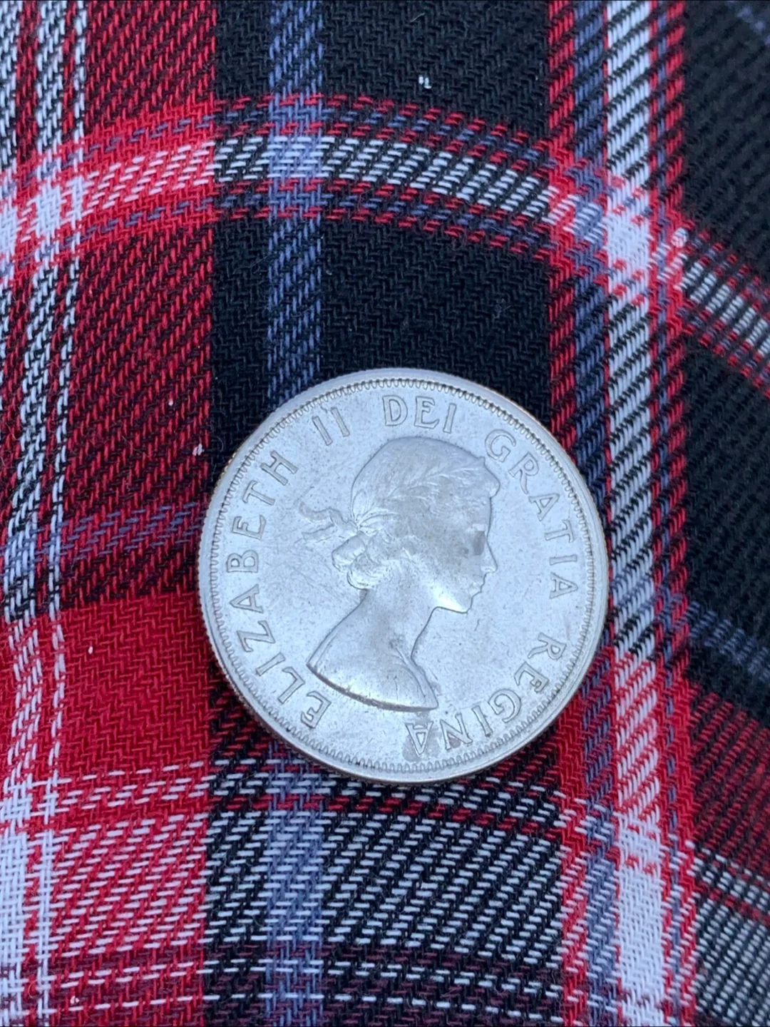 Canadian 1960 50 Cents Coin thumbnail