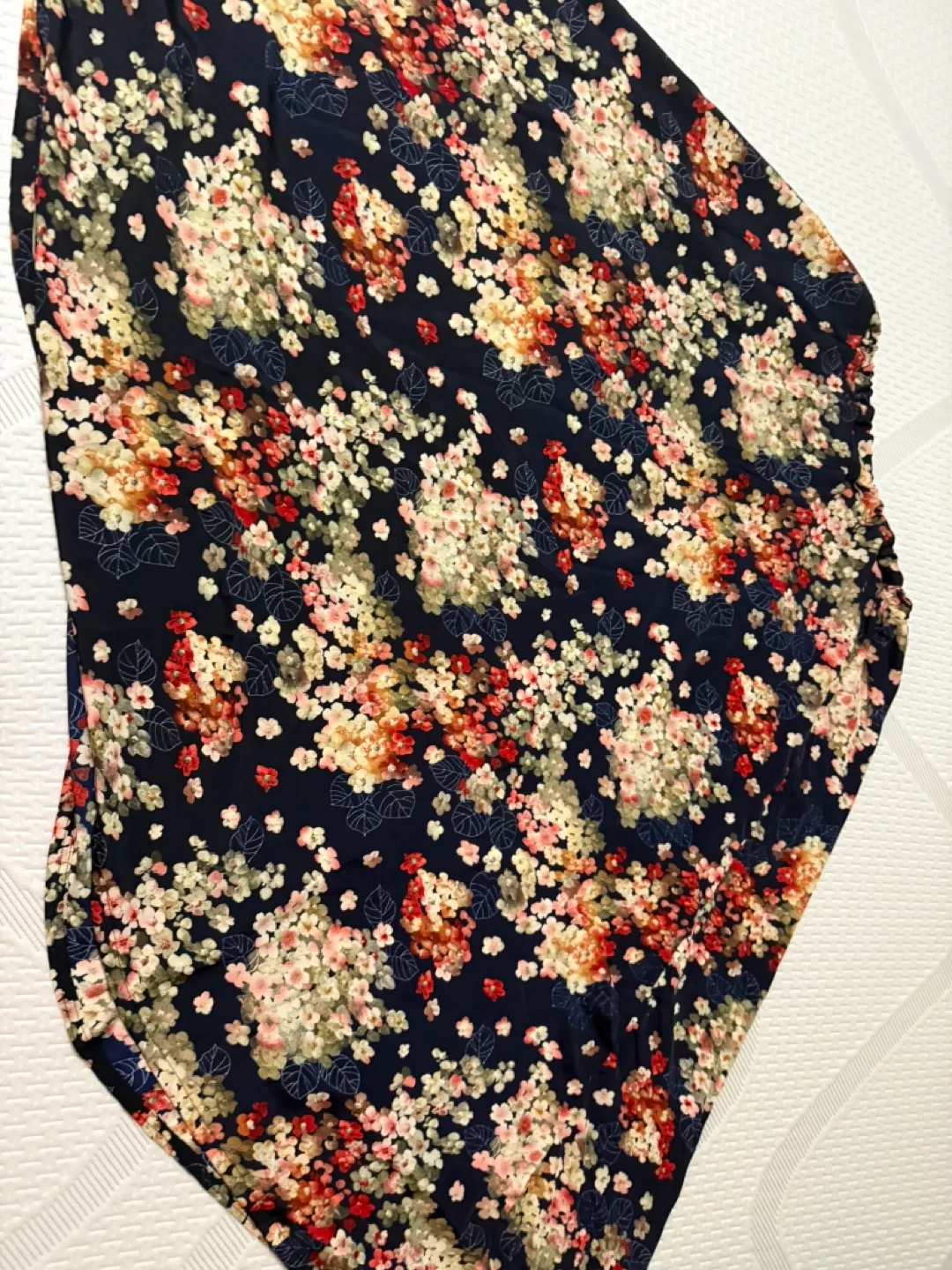 Floral Print Skirt - Navy Blue 🍁🇨🇦 image indicator(3)