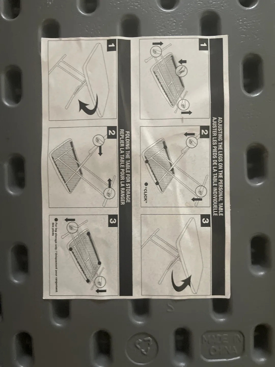 Folding Personal Table - Great Condition! image indicator(3)