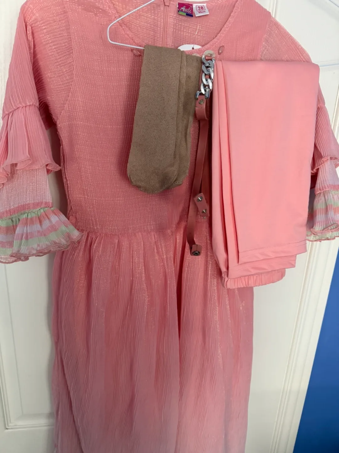 Pink Girls Dress, Size 10 image indicator(2)