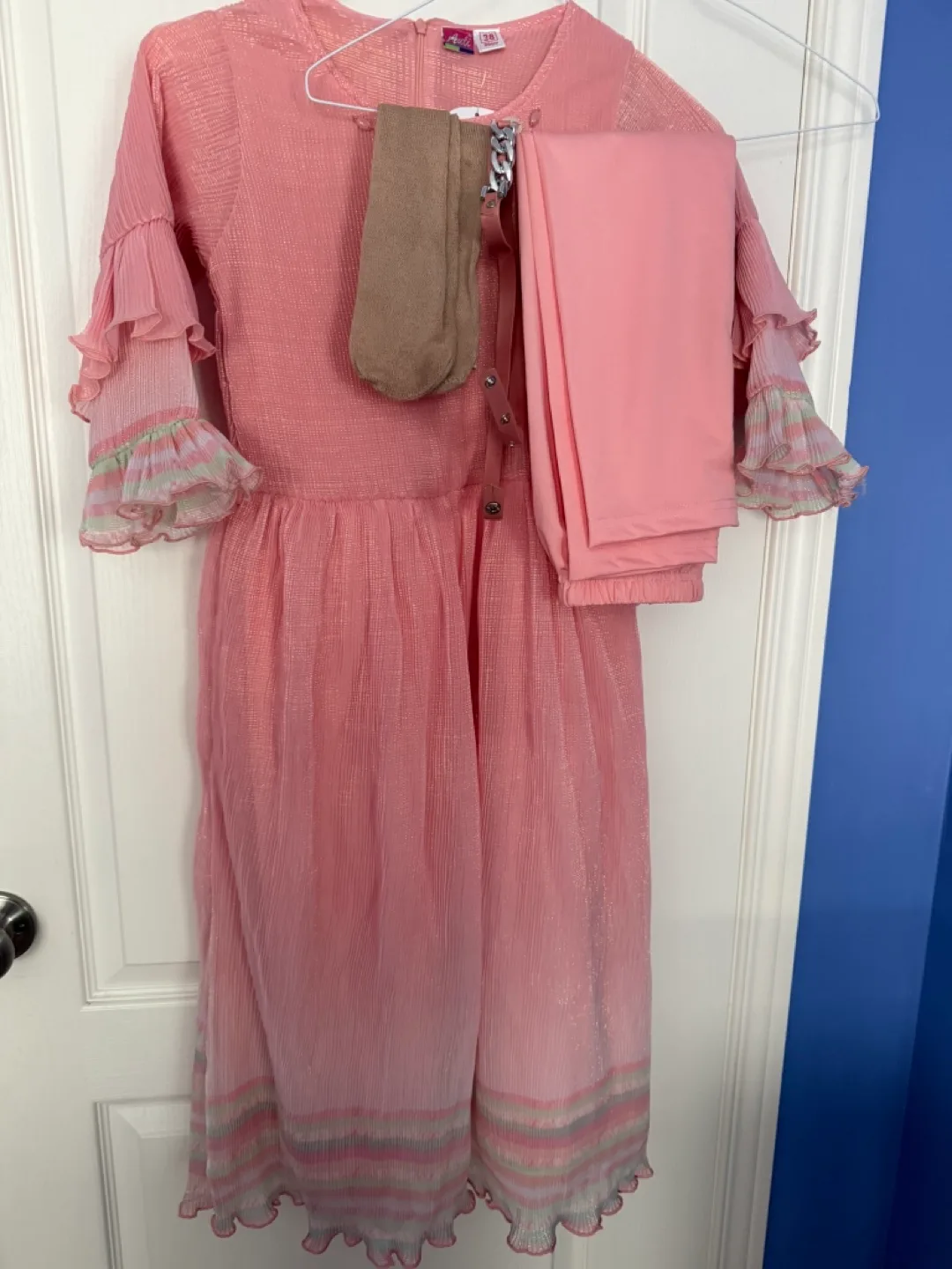 Pink Girls Dress, Size 10 image indicator(3)