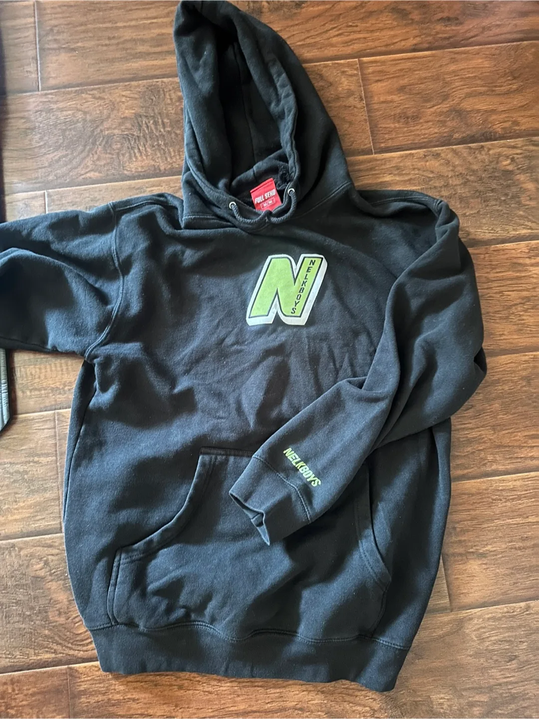 Nelkboys Black Hoodie Size M/M image indicator(2)