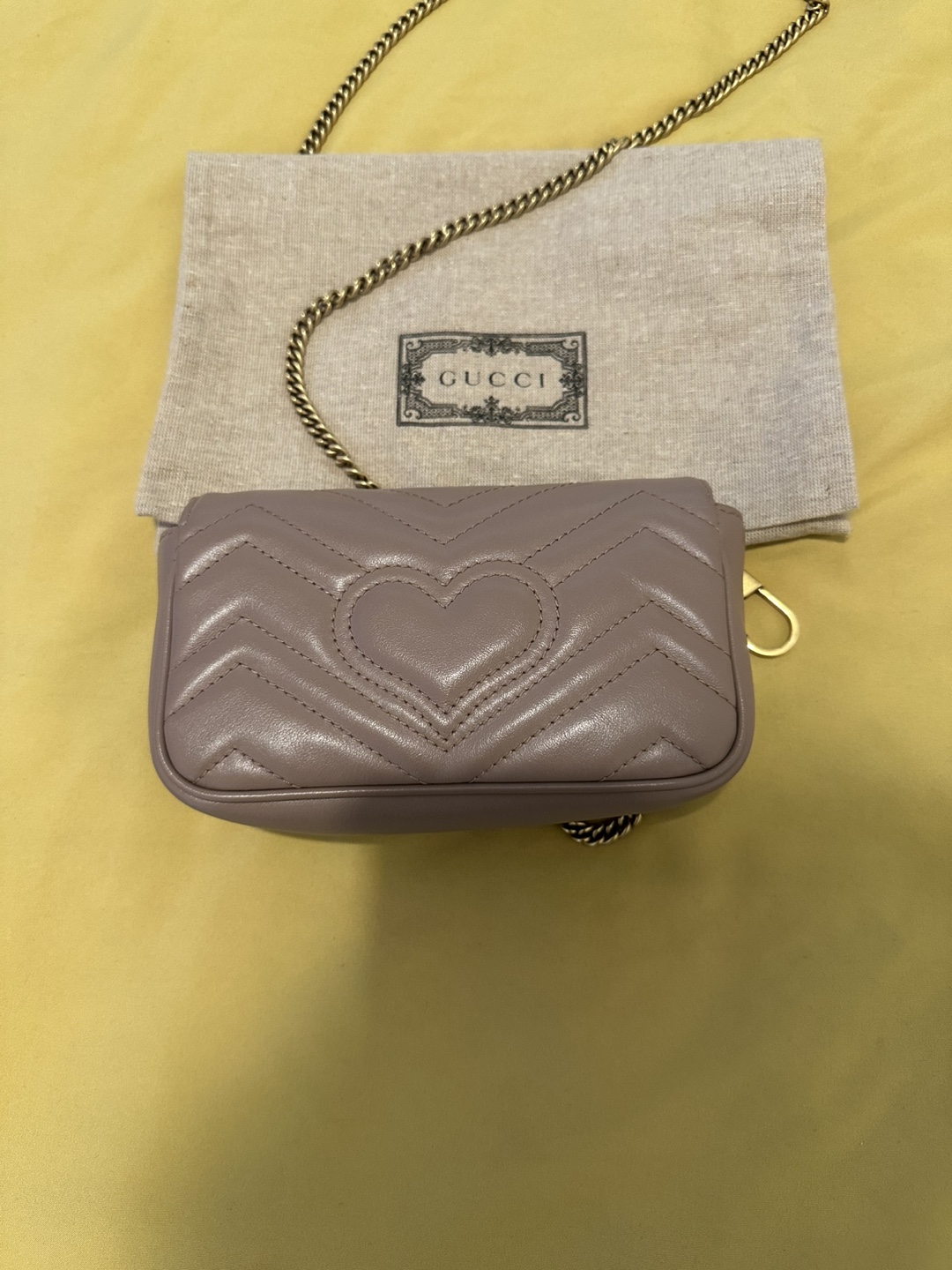 Gucci GG Marmont Mini Bag - Taupe - photo 4