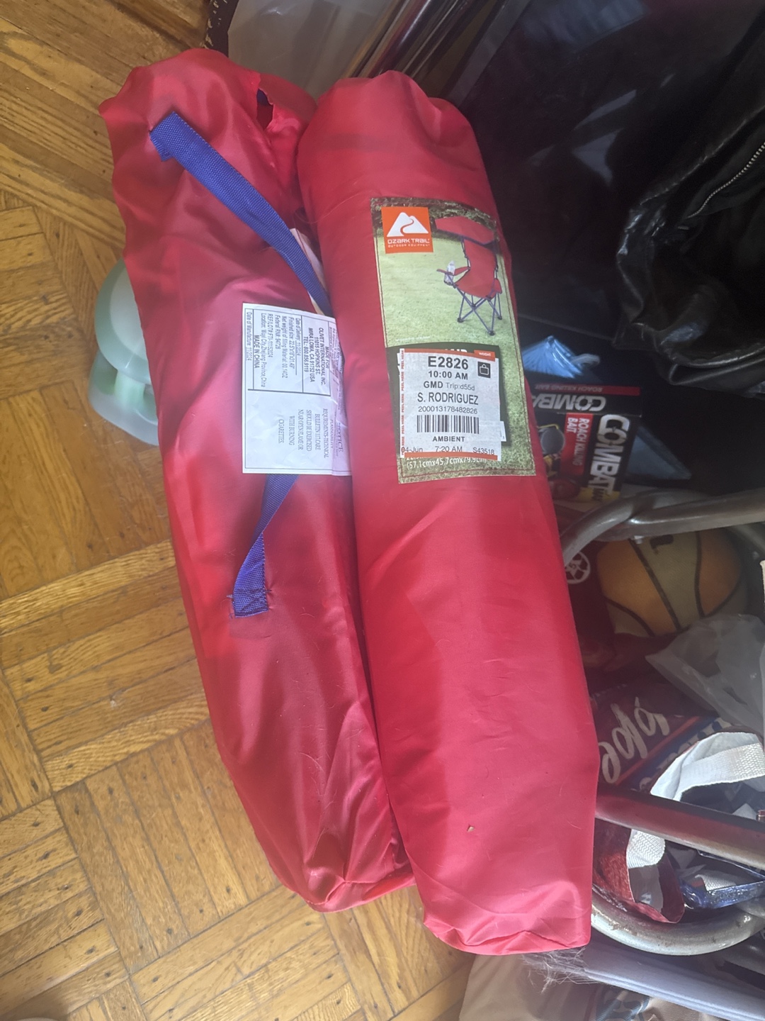 2 Ozark Trail Outdoor Chair - Red for child