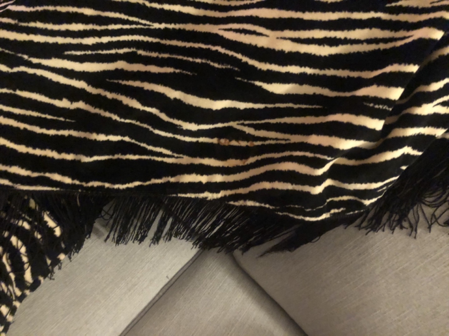 Zebra Print Throw Blanket & Pillow Set - photo 4