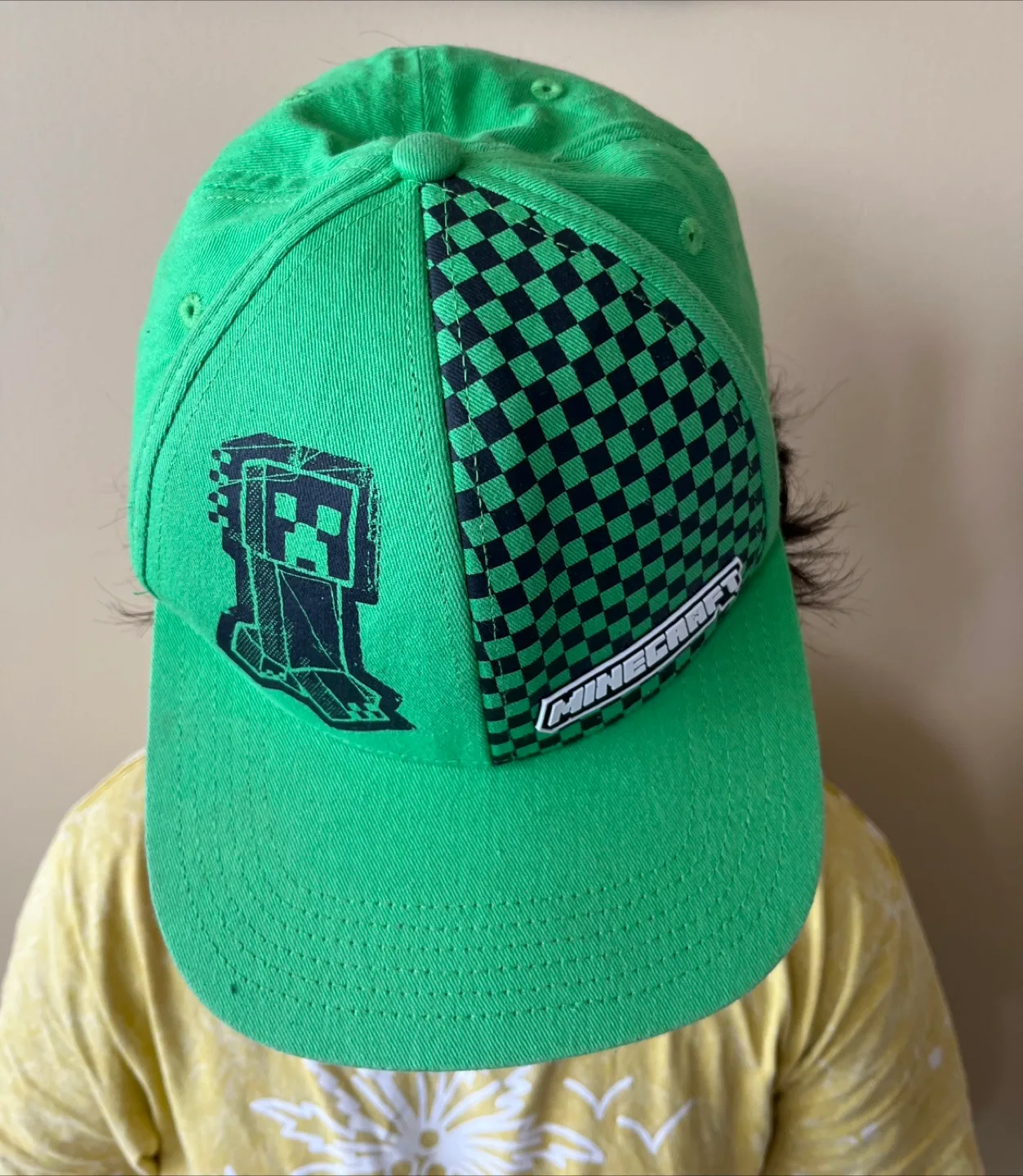 Minecraft Creeper Green Baseball Cap image indicator(2)