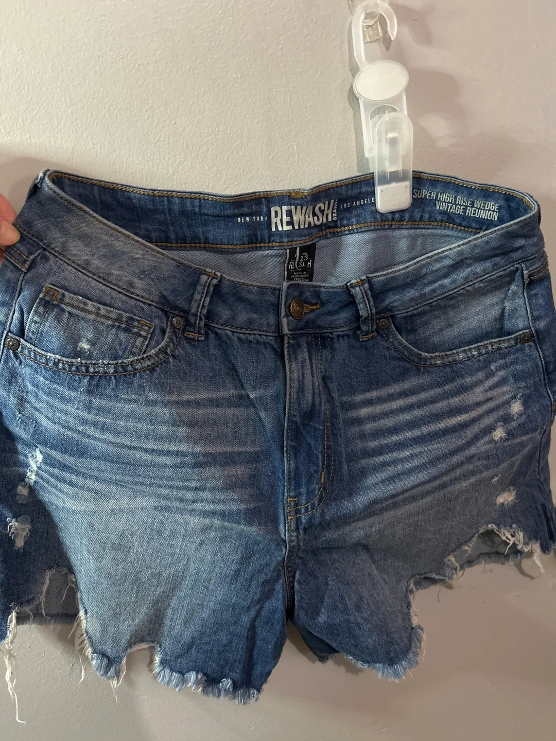 Rewash Denim Shorts Size 13 thumbnail
