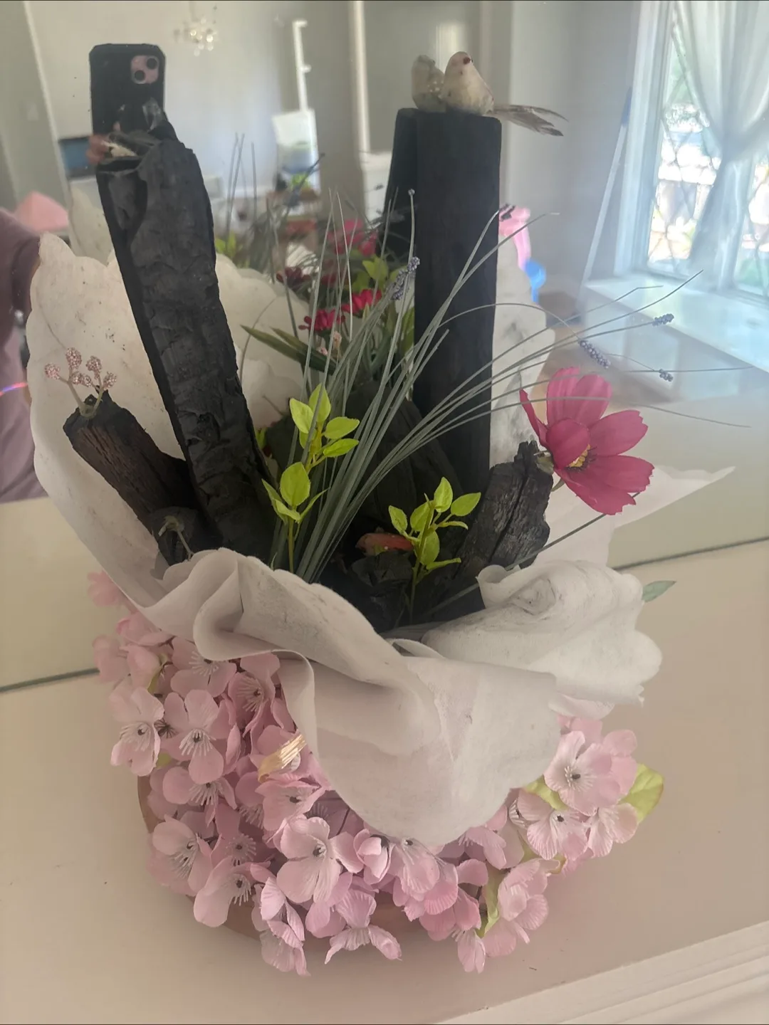 Floral Arrangement with Birds thumbnail