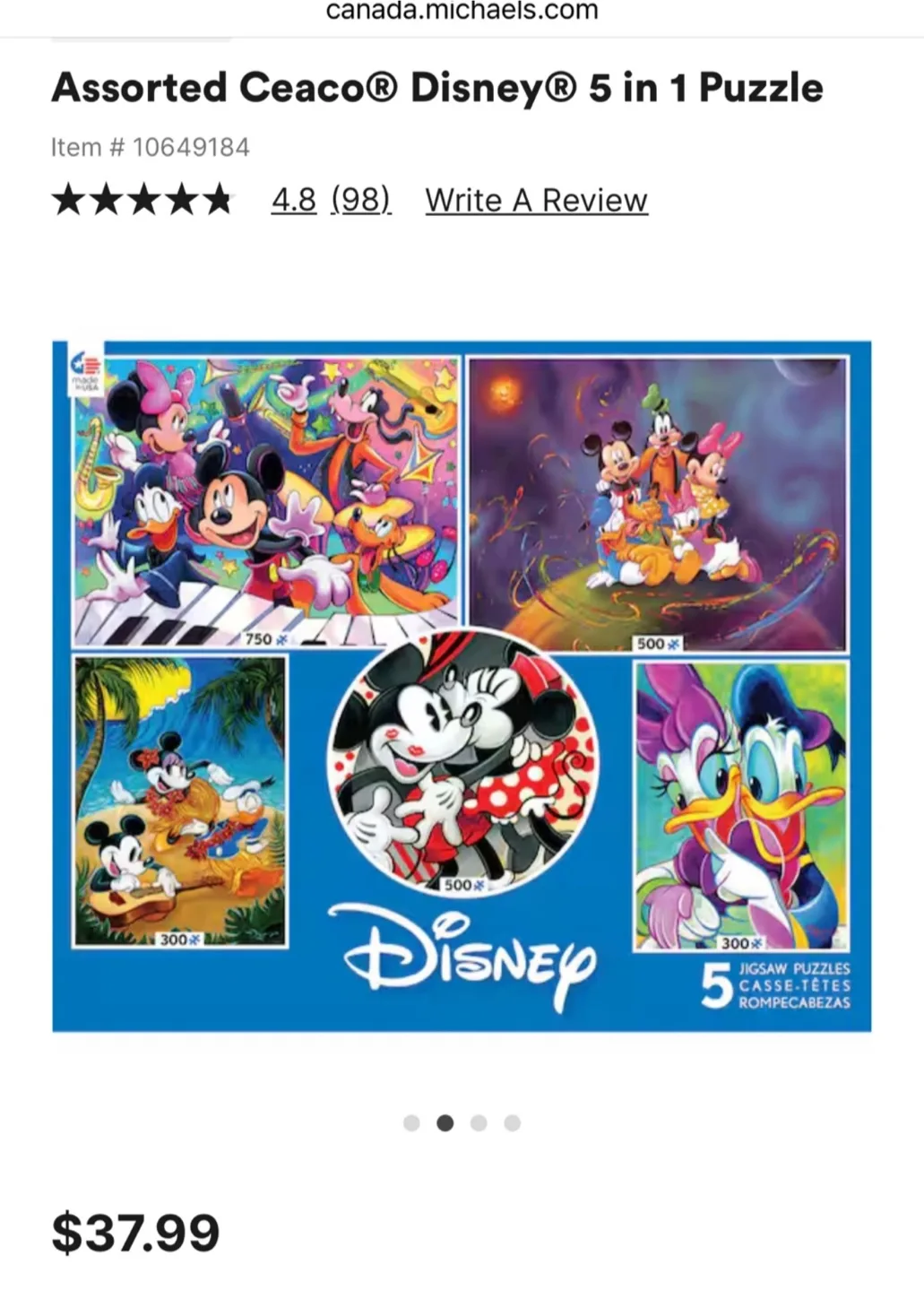 Disney 5-in-1 Puzzle thumbnail